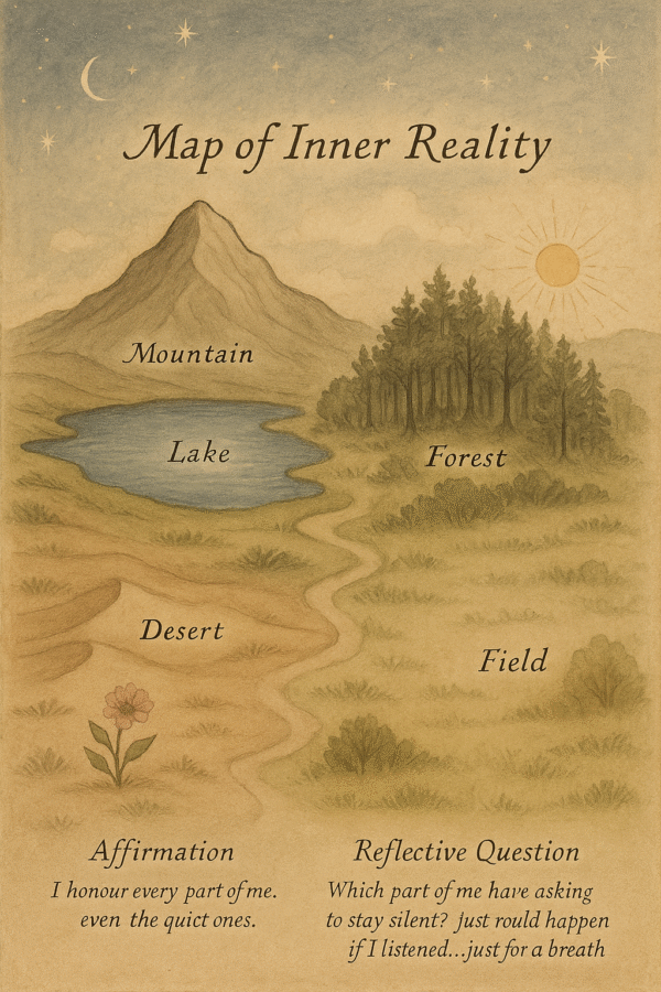 Today I walk the land within me.”