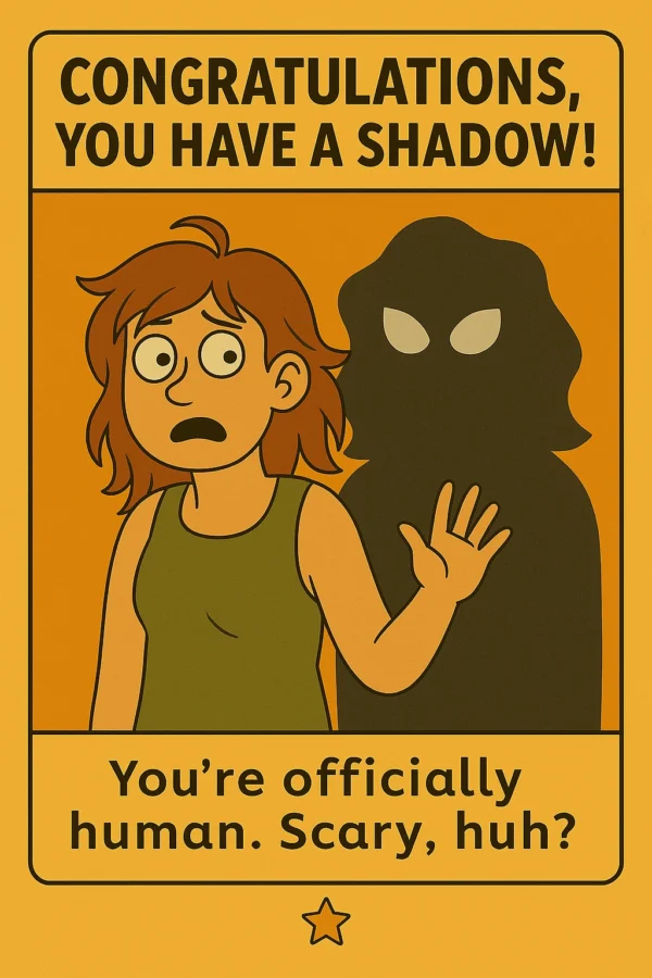Seriously Enlightened: WTF Edition –CONGRATULATIONS, YOU HAVE A SHADOW!