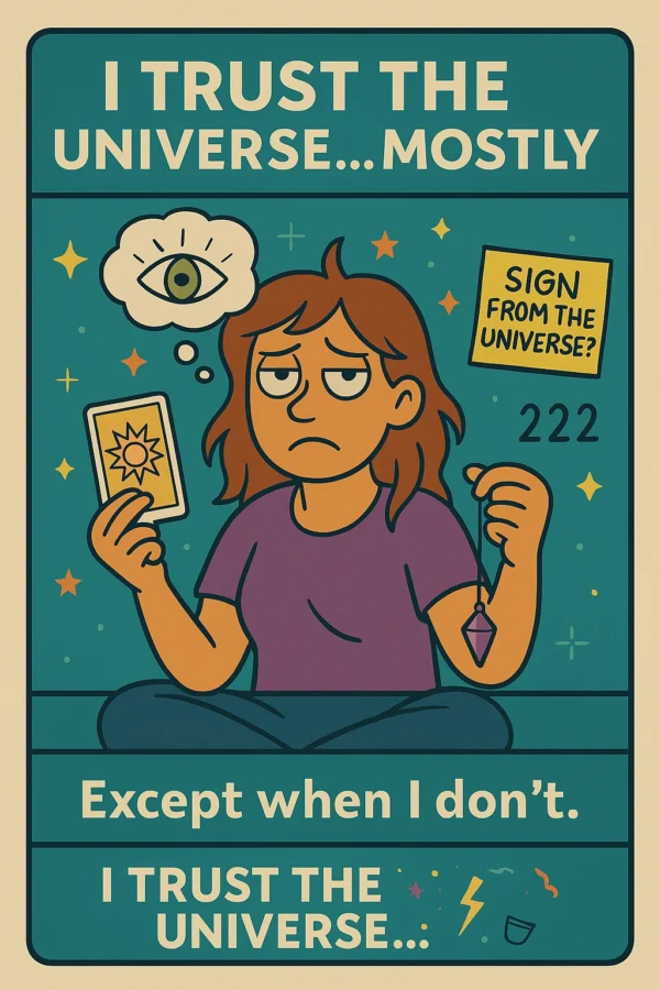 Seriously Enlightened: WTF Edition I TRUST THE UNIVERSE… MOSTLY