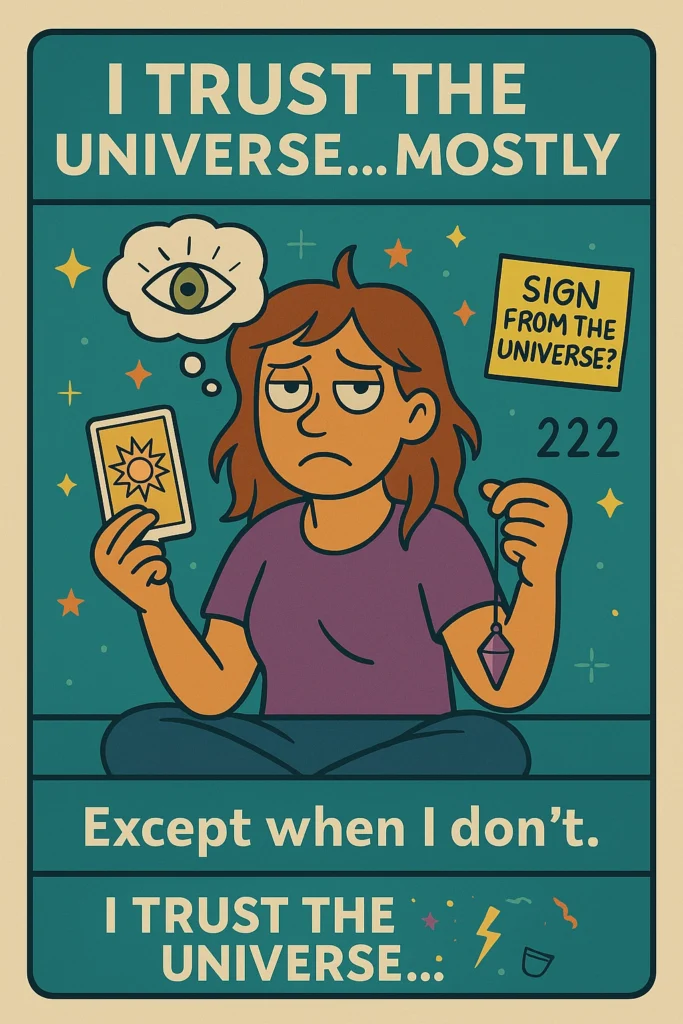 Seriously Enlightened: WTF Edition I TRUST THE UNIVERSE… MOSTLY