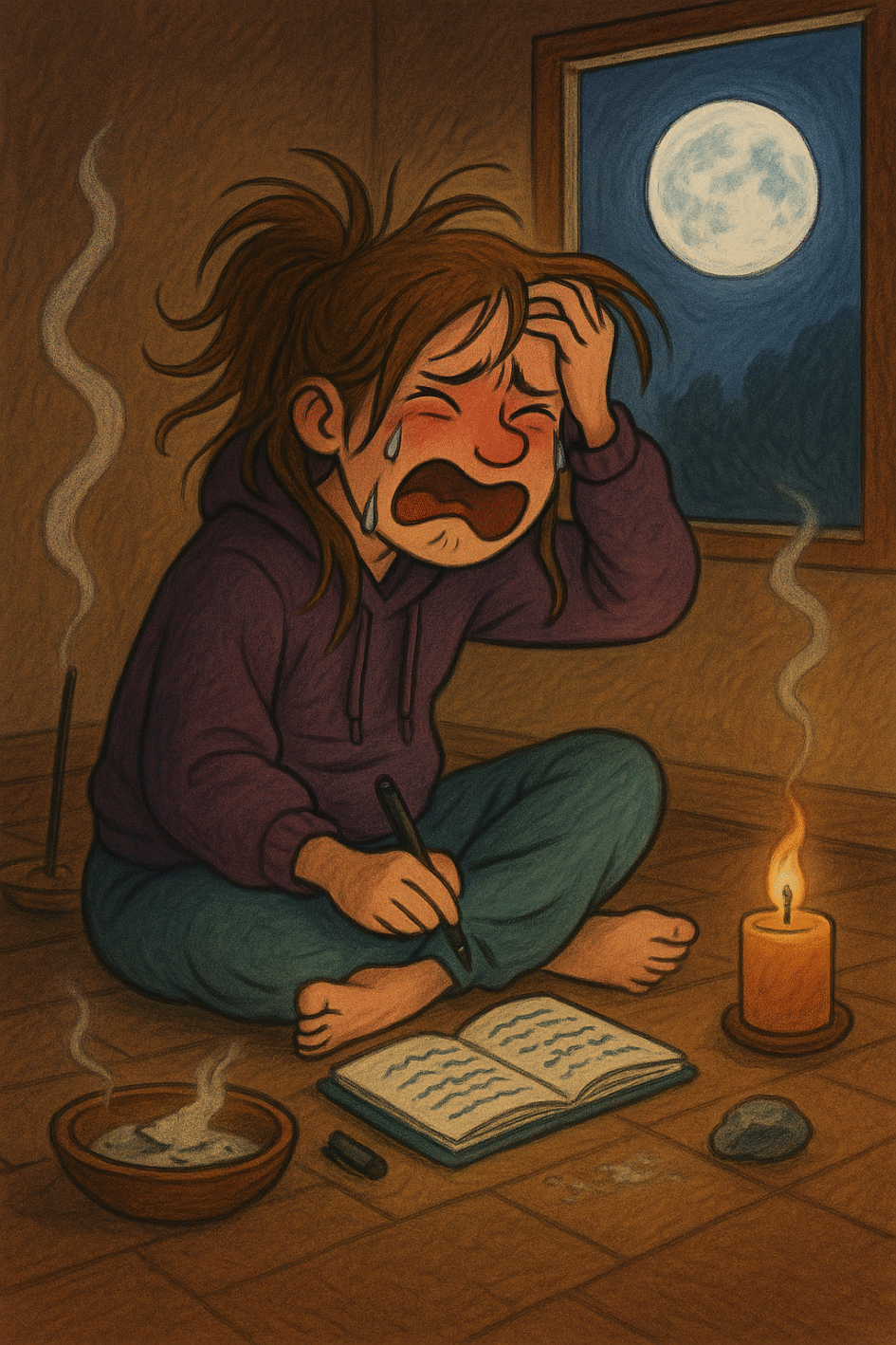 I Did a Full Moon Release Ritual… and Had a Full-On Meltdown