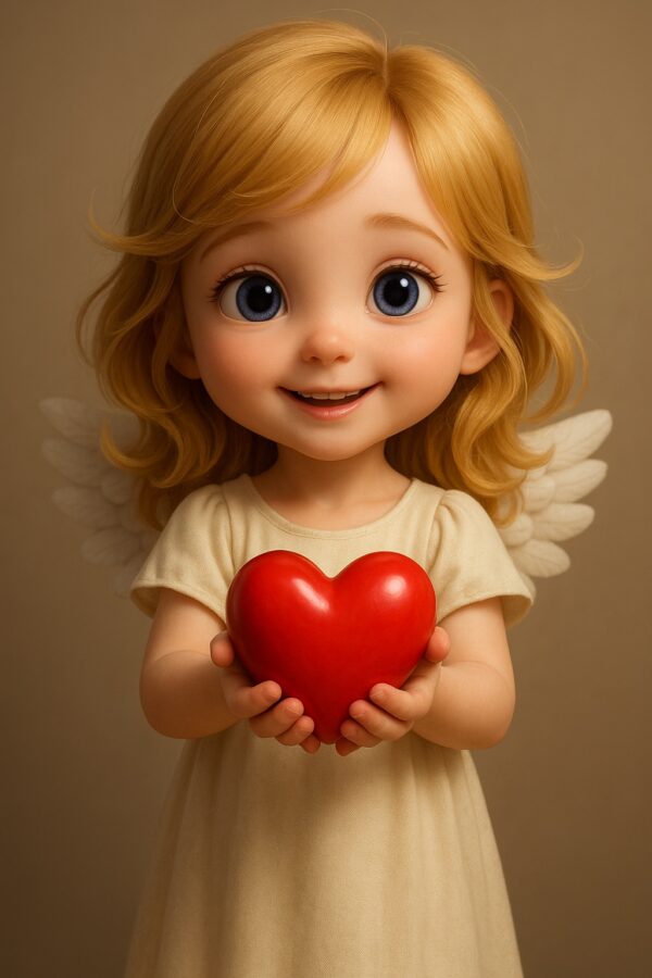 Angel with special gift for you